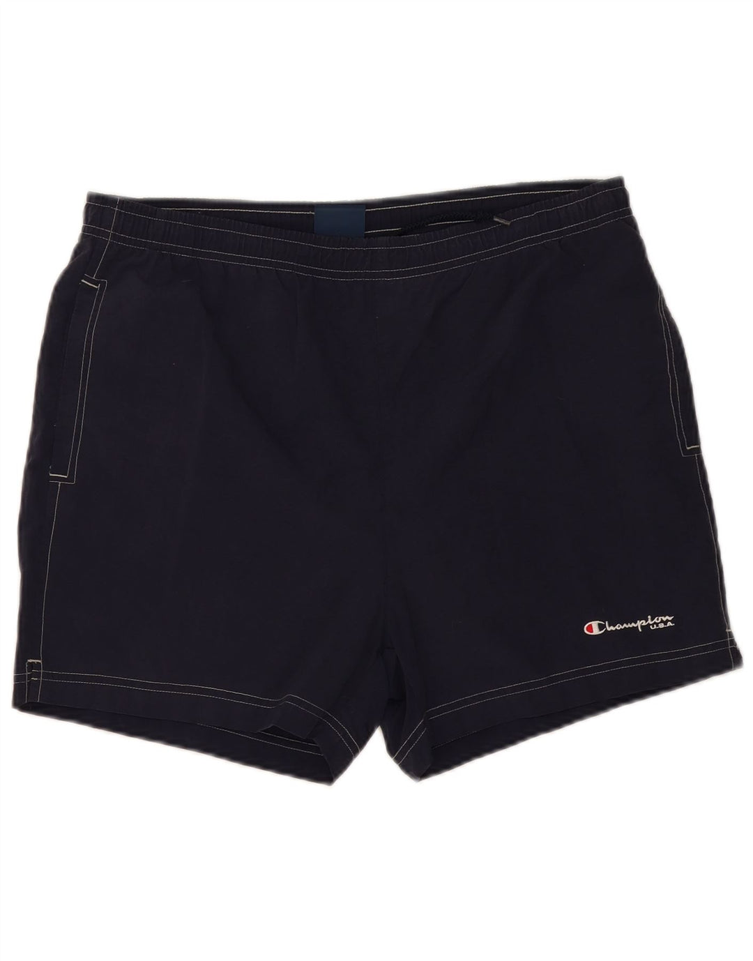 Pantaloncini da bagno da uomo CHAMPION XL blu navy in poliammide