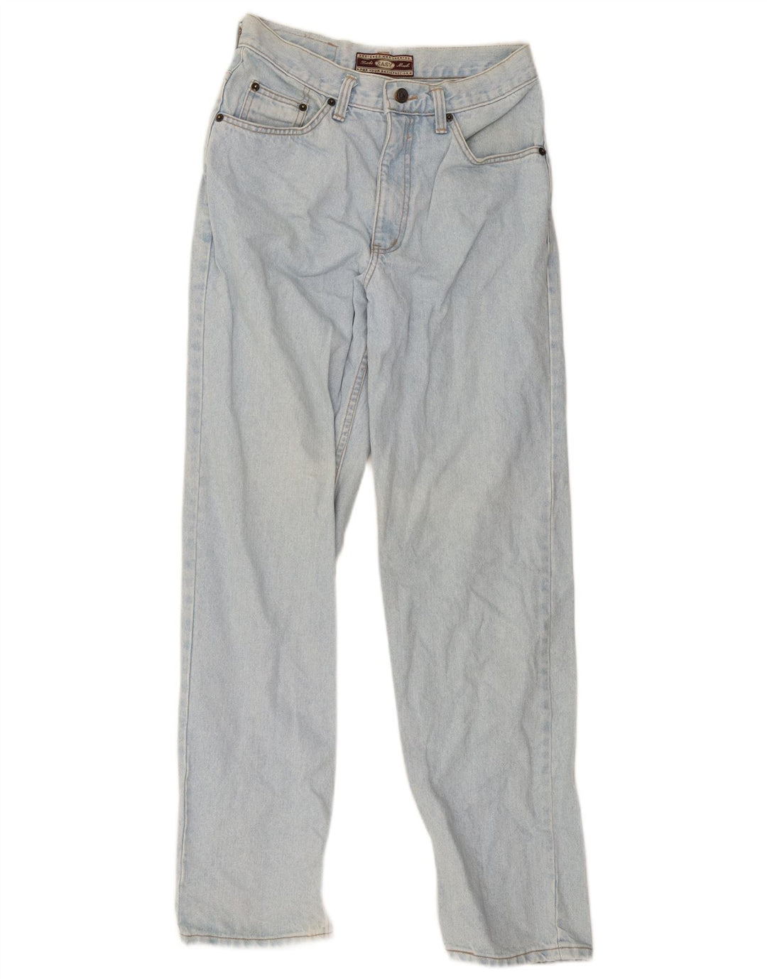 Jeans dritti da uomo di marca W30 L32 in cotone blu