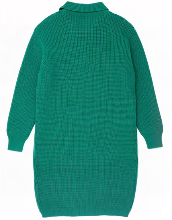 Abito maglione da donna vestibilità ampia Marella UK 14 Lana verde medio
