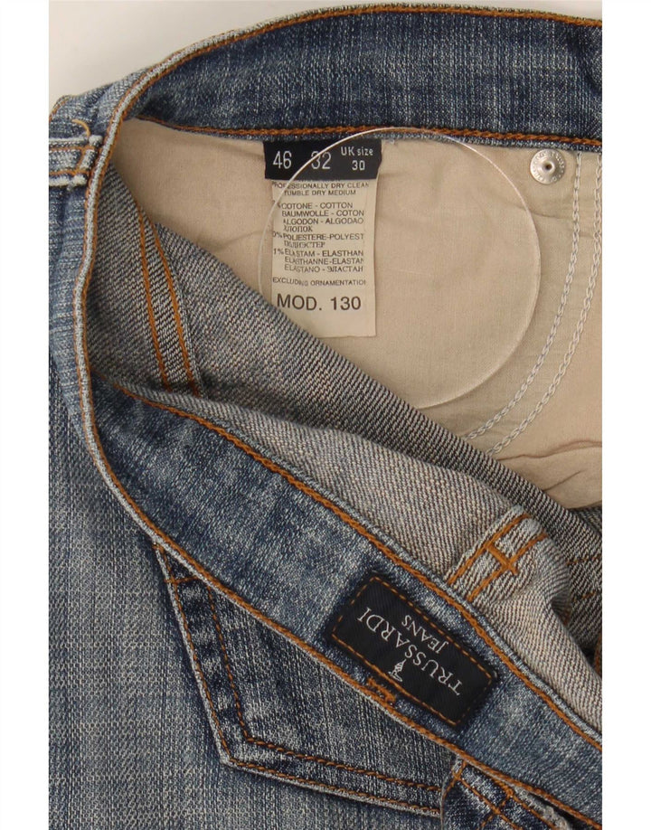 Jeans Trussardi Donna Bootcut W30 L33 Blu Cotone