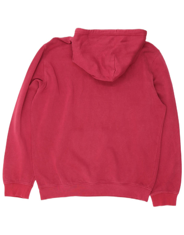 Maglione con cappuccio grafico da uomo Champion grande in cotone rosa