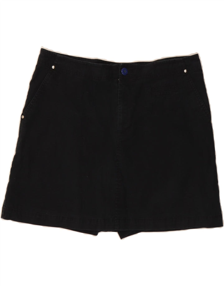 DOCKERS Womens Favorite Fit Skort US 10 Large  Black Cotton Vintage Dockers and Second-Hand Dockers from Messina Hembry 