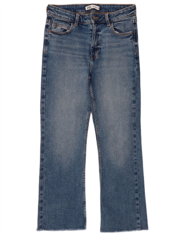 Jeans Bootcut da donna Zara EU 38 Small W28 L26 Cotone blu