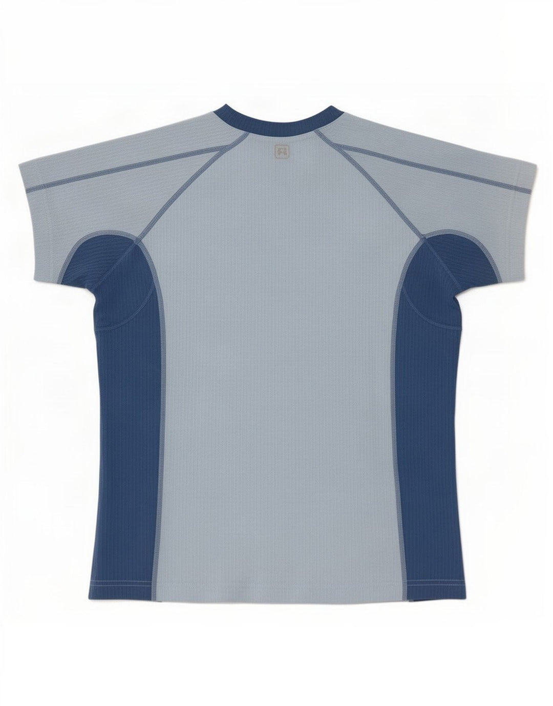 T-shirt da uomo Rohan Top blu medio color block