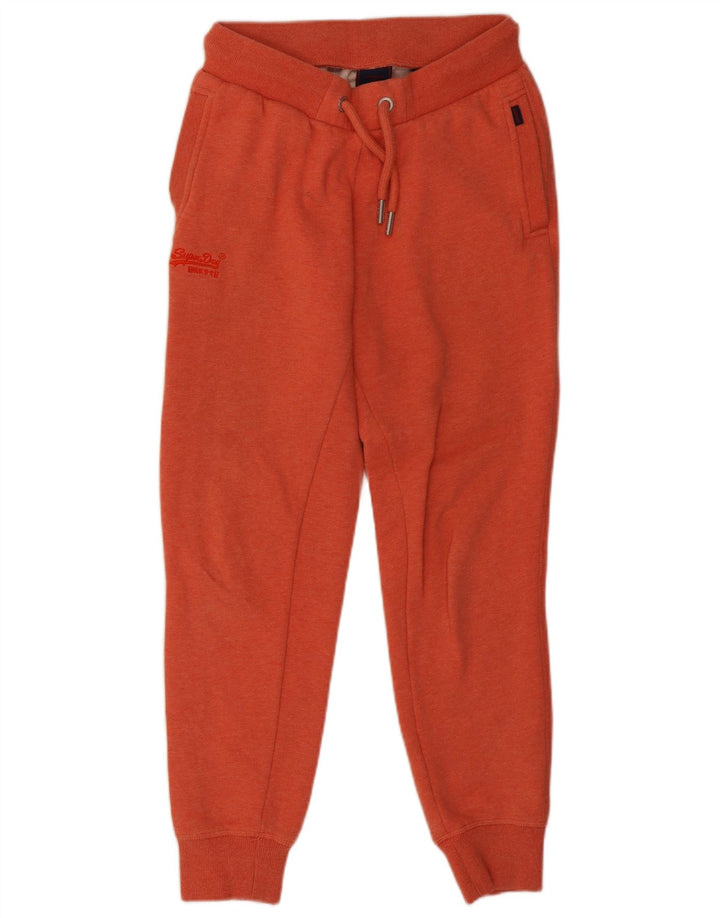 Pantaloni da tuta da donna Superdry Joggers UK 10 Small Arancione Cotone