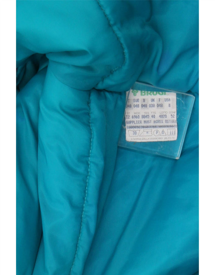Giacca imbottita con cappuccio da uomo Brugi IT 48 Poliestere color block viola medio