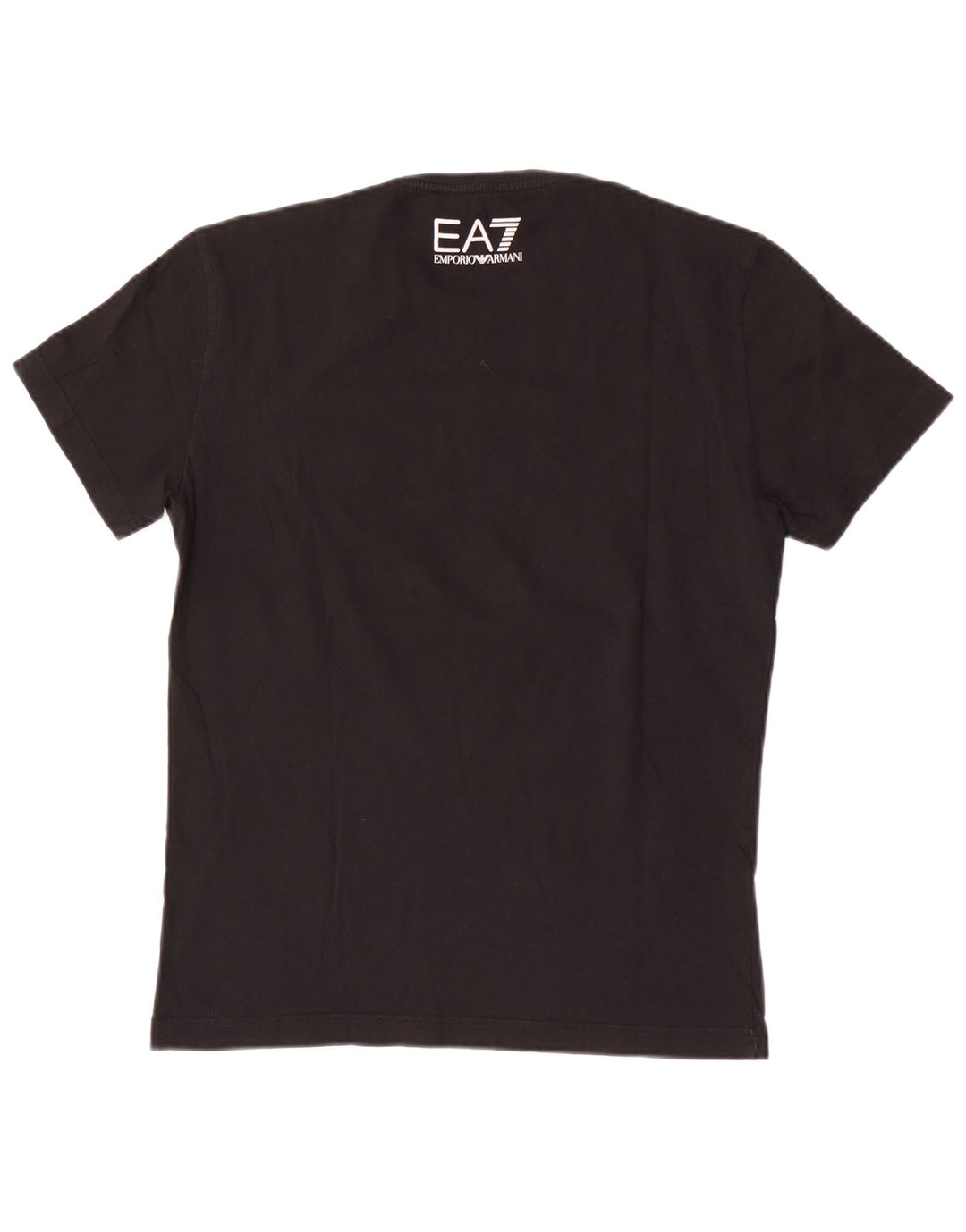 T-shirt grafica da uomo Emporio Armani Top nera media