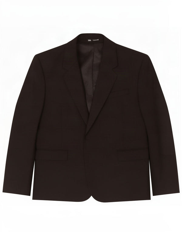 Giacca blazer da uomo Zara EU 52 grande poliestere nero