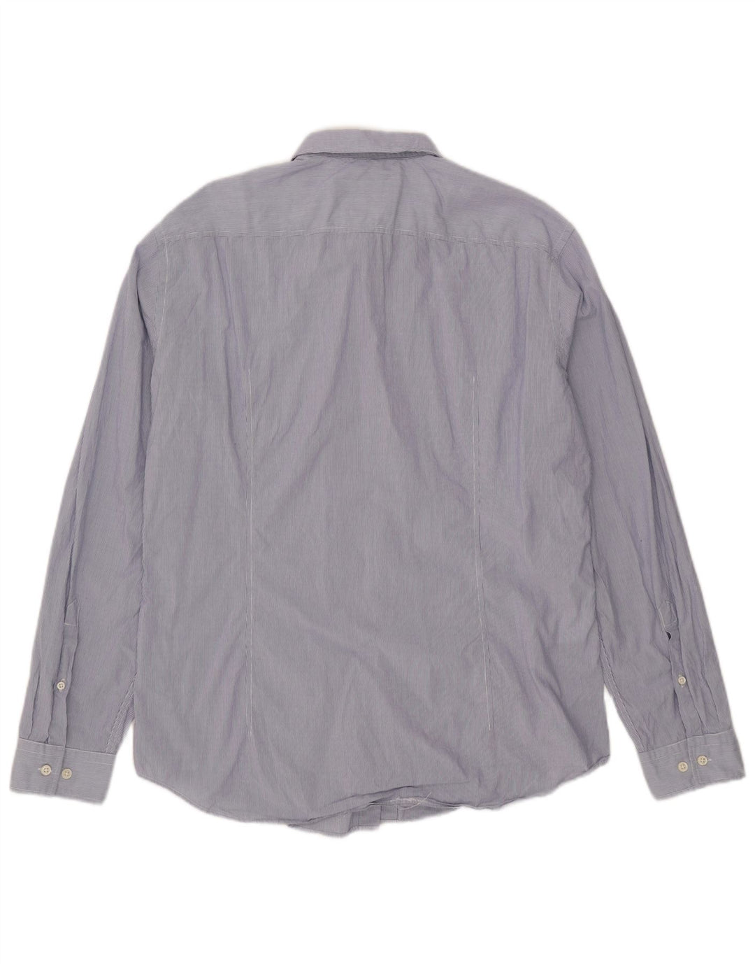 Camicia Hugo Boss da uomo vestibilità regolare XL cotone gessato blu
