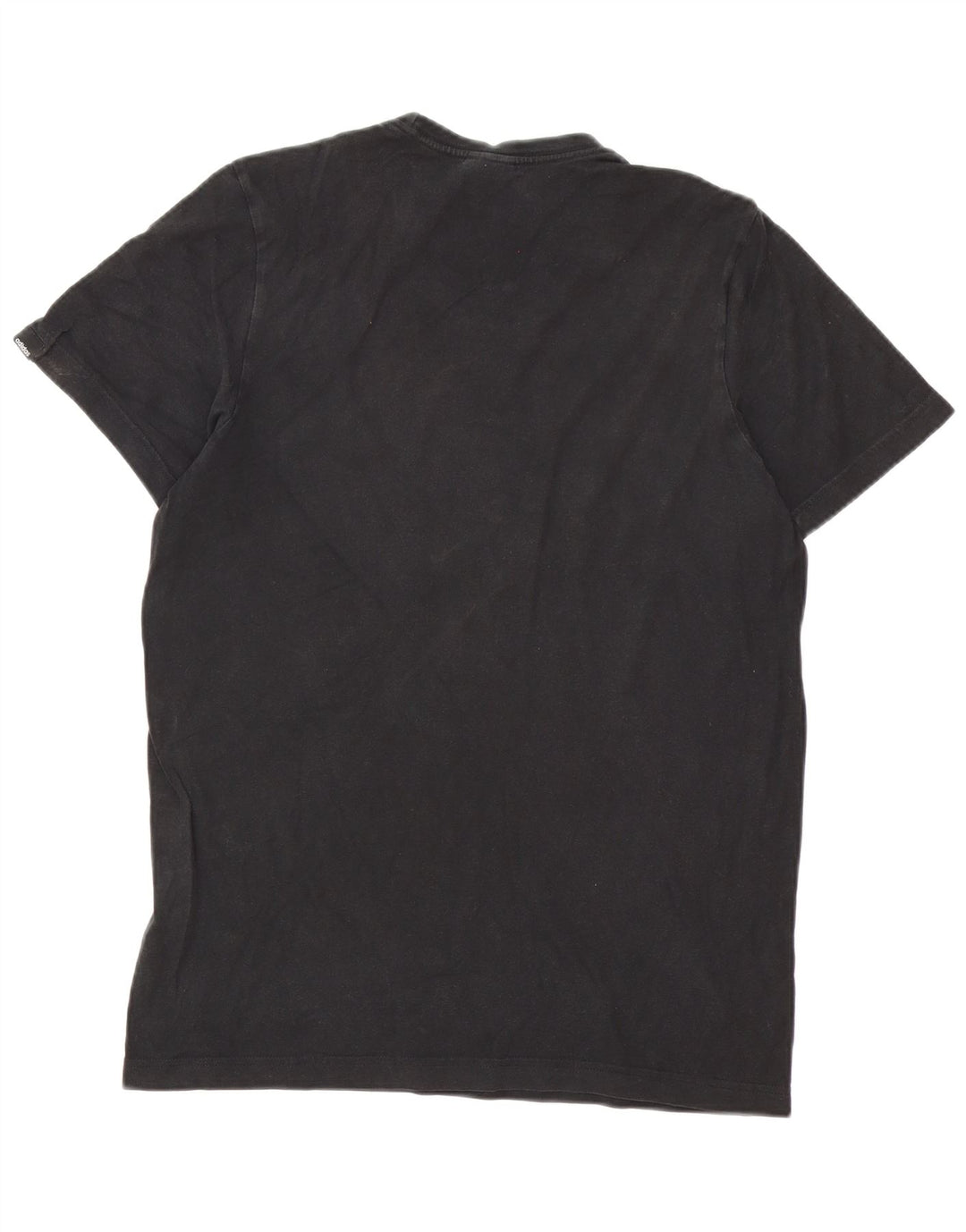 T-shirt grafica da uomo Adidas Top piccola nera