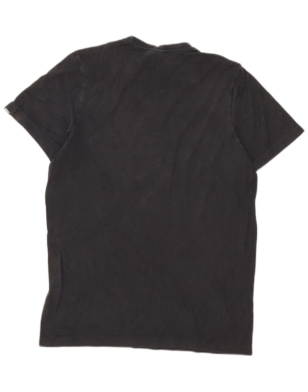 T-shirt grafica da uomo Adidas Top piccola nera
