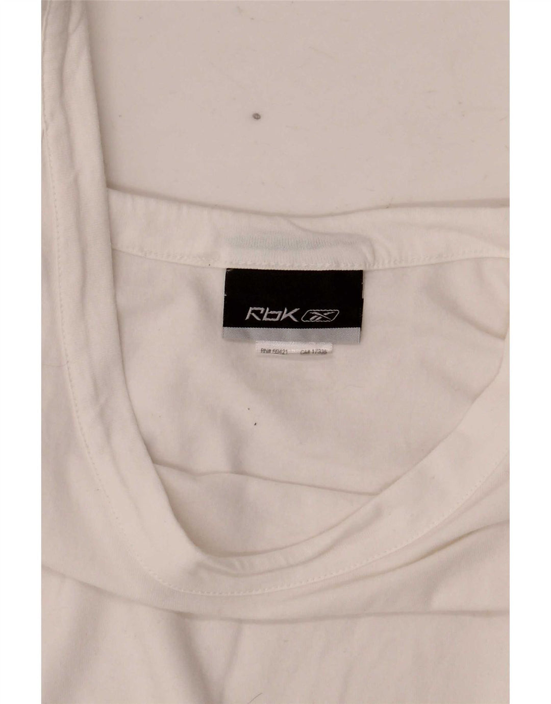 Canotta Reebok da donna UK 18 XL cotone bianco