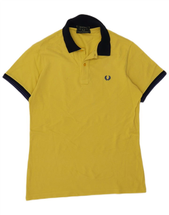 Polo da rugby da uomo Fred Perry grande gialla