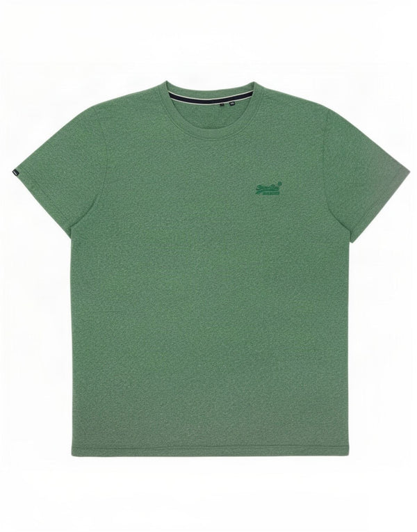 Superdry Mens T-Shirt Top 2XL Green Cotton