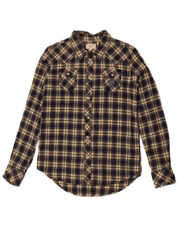 Camicia Diesel per ragazzi 15-16 anni 2XL Cotone a quadri blu navy