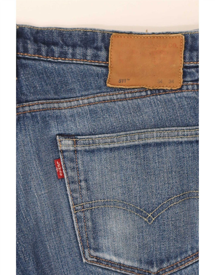 Jeans Levi's Uomo 511 Slim W34 L30 Cotone Blu