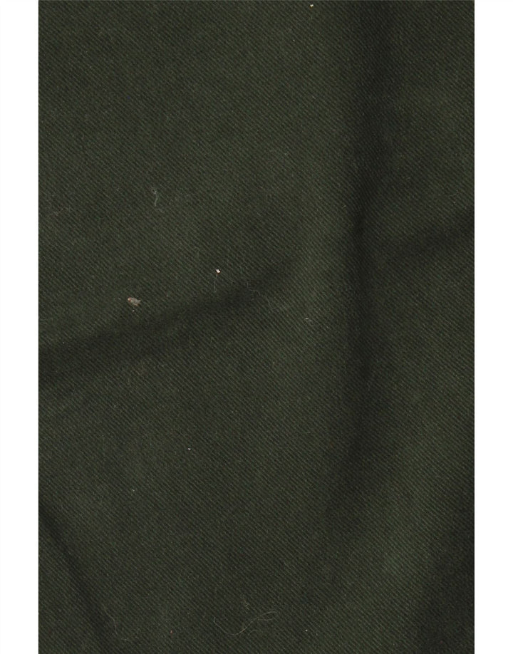 Jeans slim a vita alta da donna VINTAGE EU 36 piccolo W28 L31 cotone verde