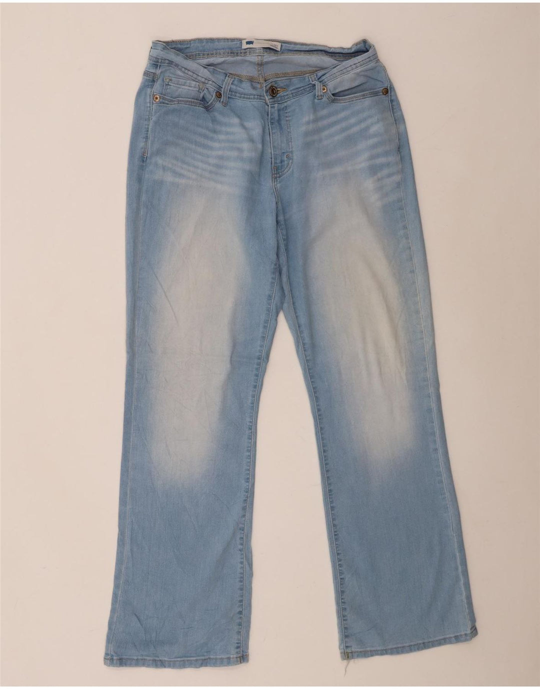 Jeans Levi's 529 Curvy Bootcut da donna W32 L32 in cotone blu