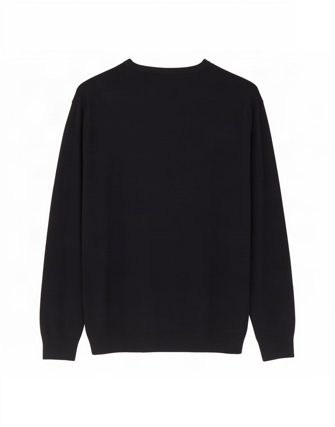 Maglione maglione girocollo da uomo Zara grande blu navy