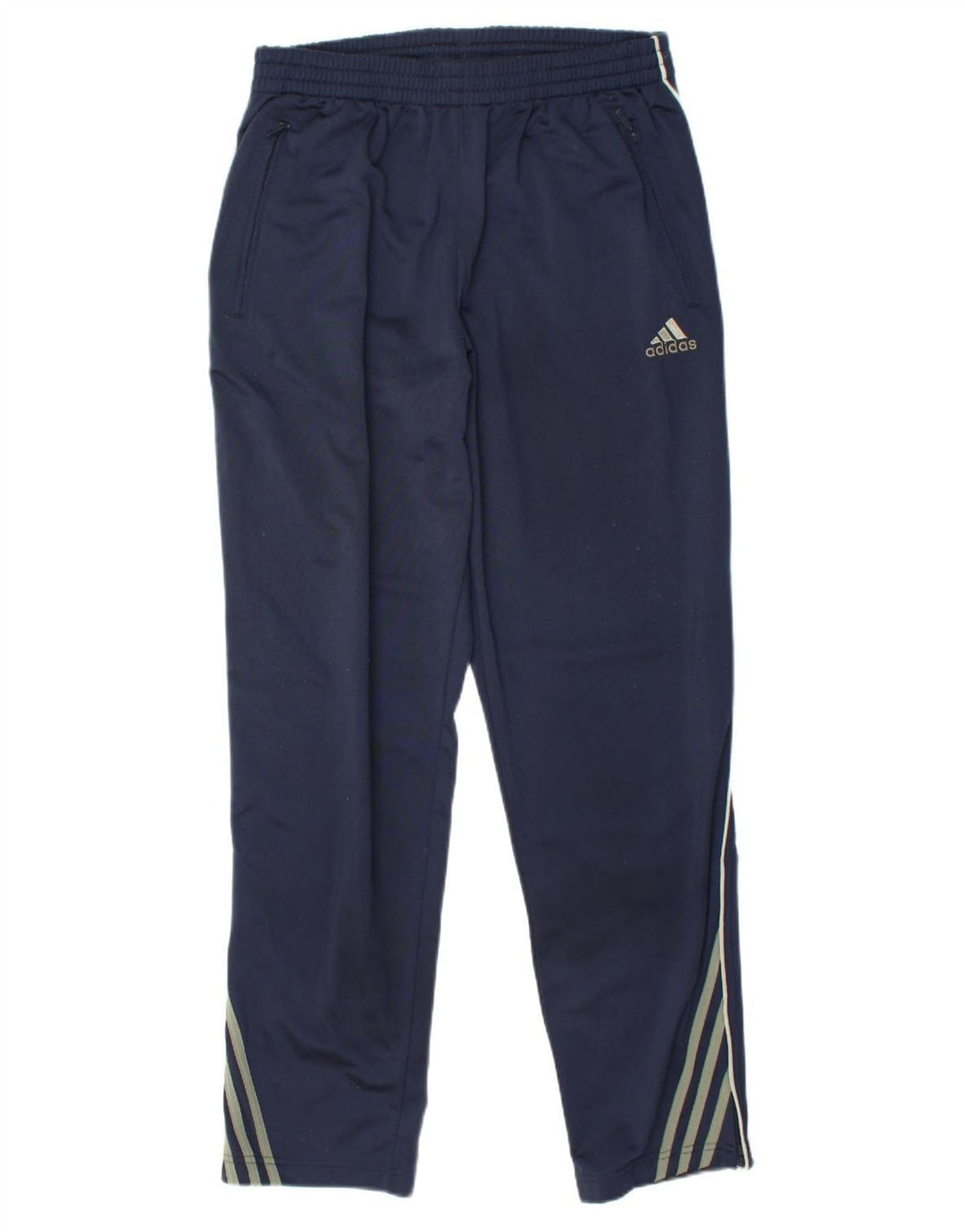 Pantaloni da tuta da uomo ADIDAS UK 40/42 Poliestere blu navy medio