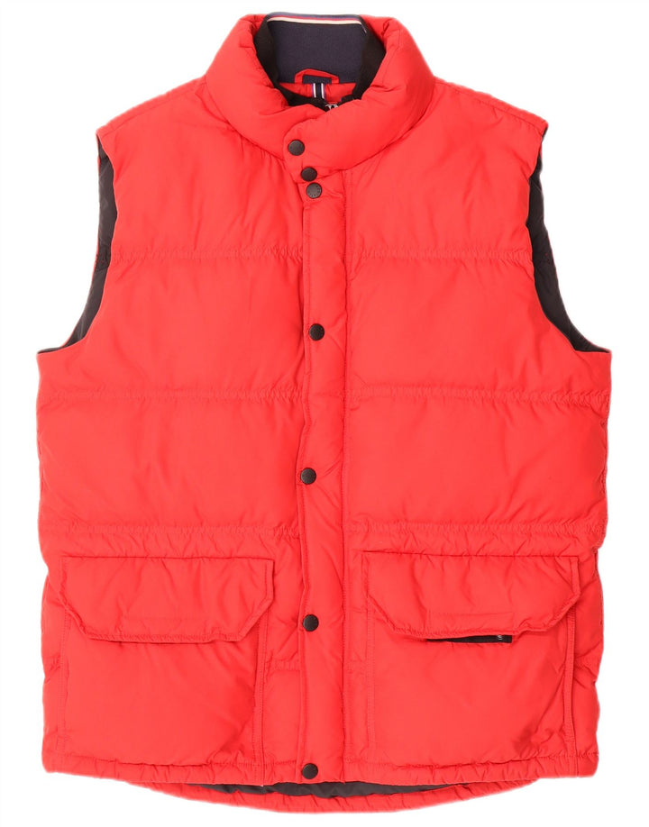 Gilet imbottito da uomo Tommy Hilfiger UK 42 XL rosso poliestere