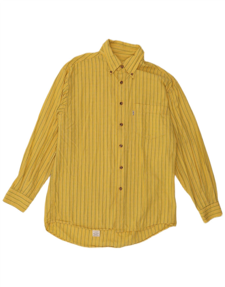 Camicia Levi's Uomo Piccola in cotone a righe gialle