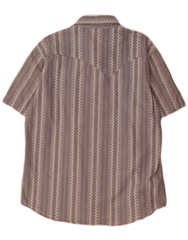 Camicia a maniche corte da uomo Levi's a righe blu medio