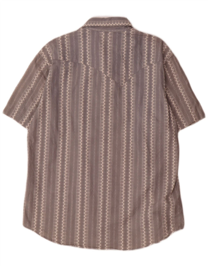Camicia a maniche corte da uomo Levi's a righe blu medio