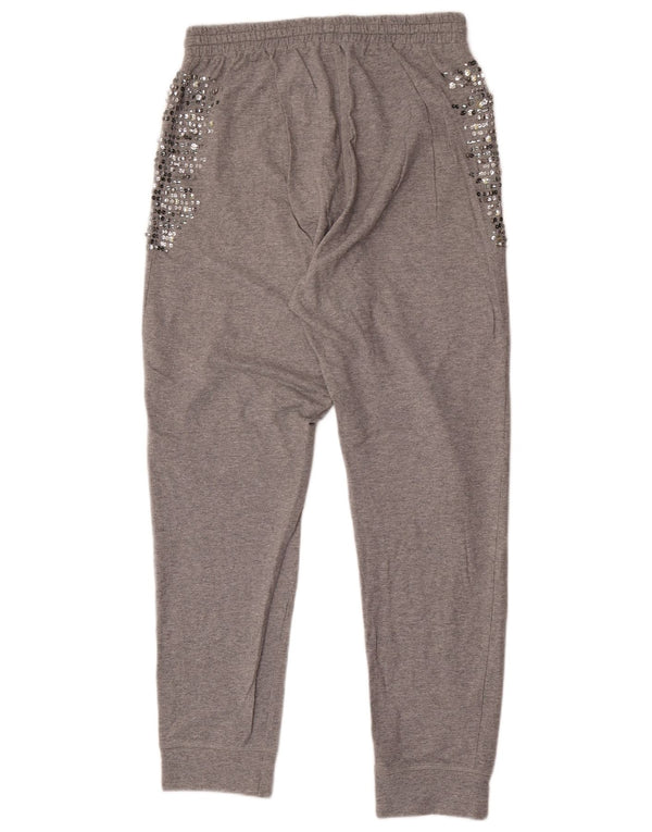 Pantaloni da tuta da donna Pinko Joggers UK 14 Large Grigio Cotone