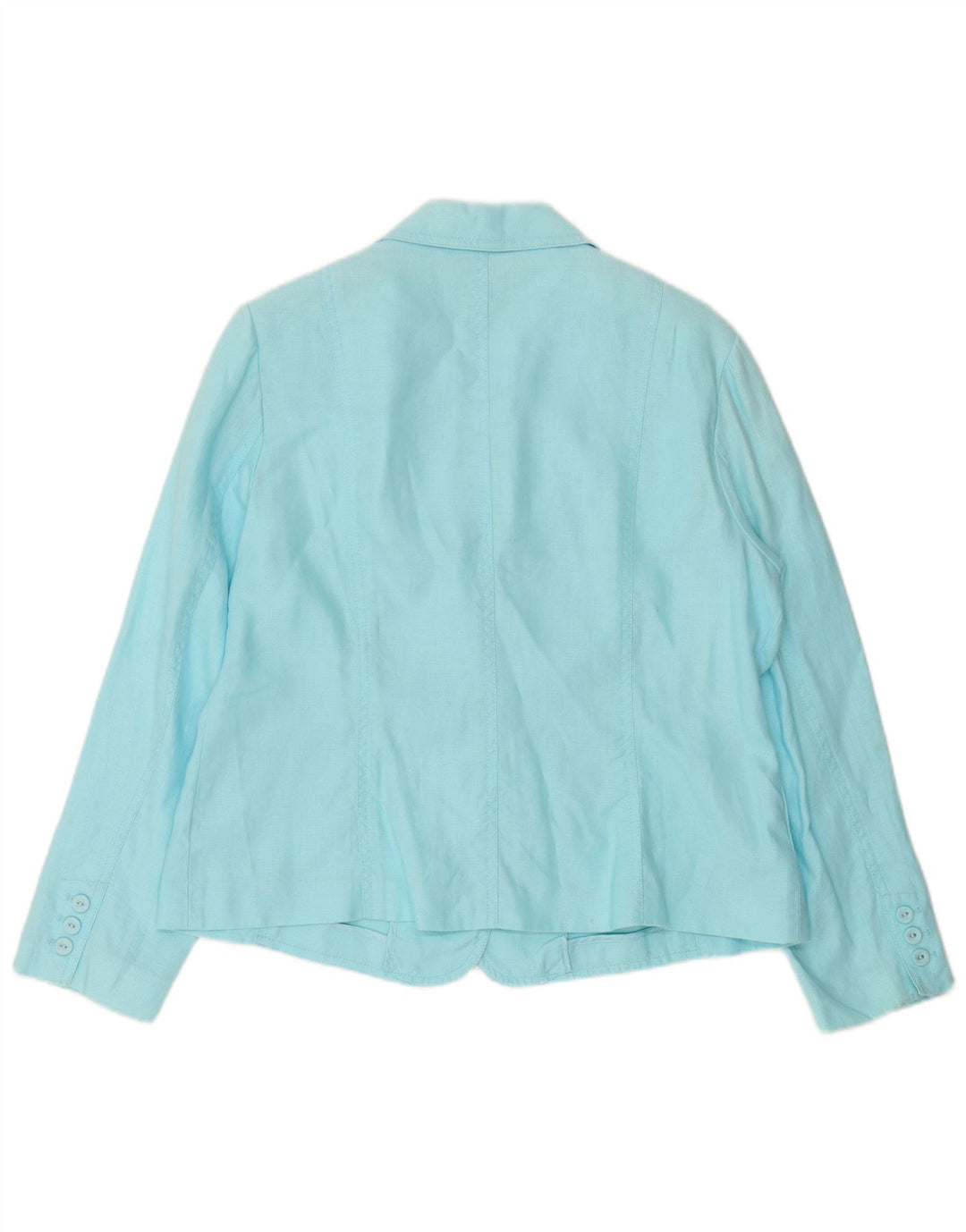 Giacca blazer da donna a 4 bottoni Per Una UK 18 XL Lino blu