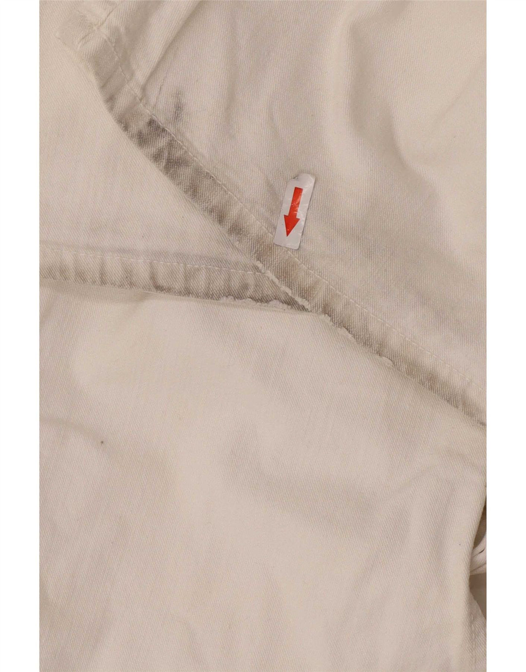 Jeans dritti da uomo Tommy Hilfiger W36 L30 cotone bianco
