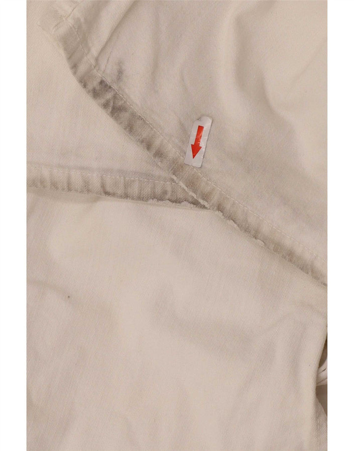 Jeans dritti da uomo Tommy Hilfiger W36 L30 cotone bianco