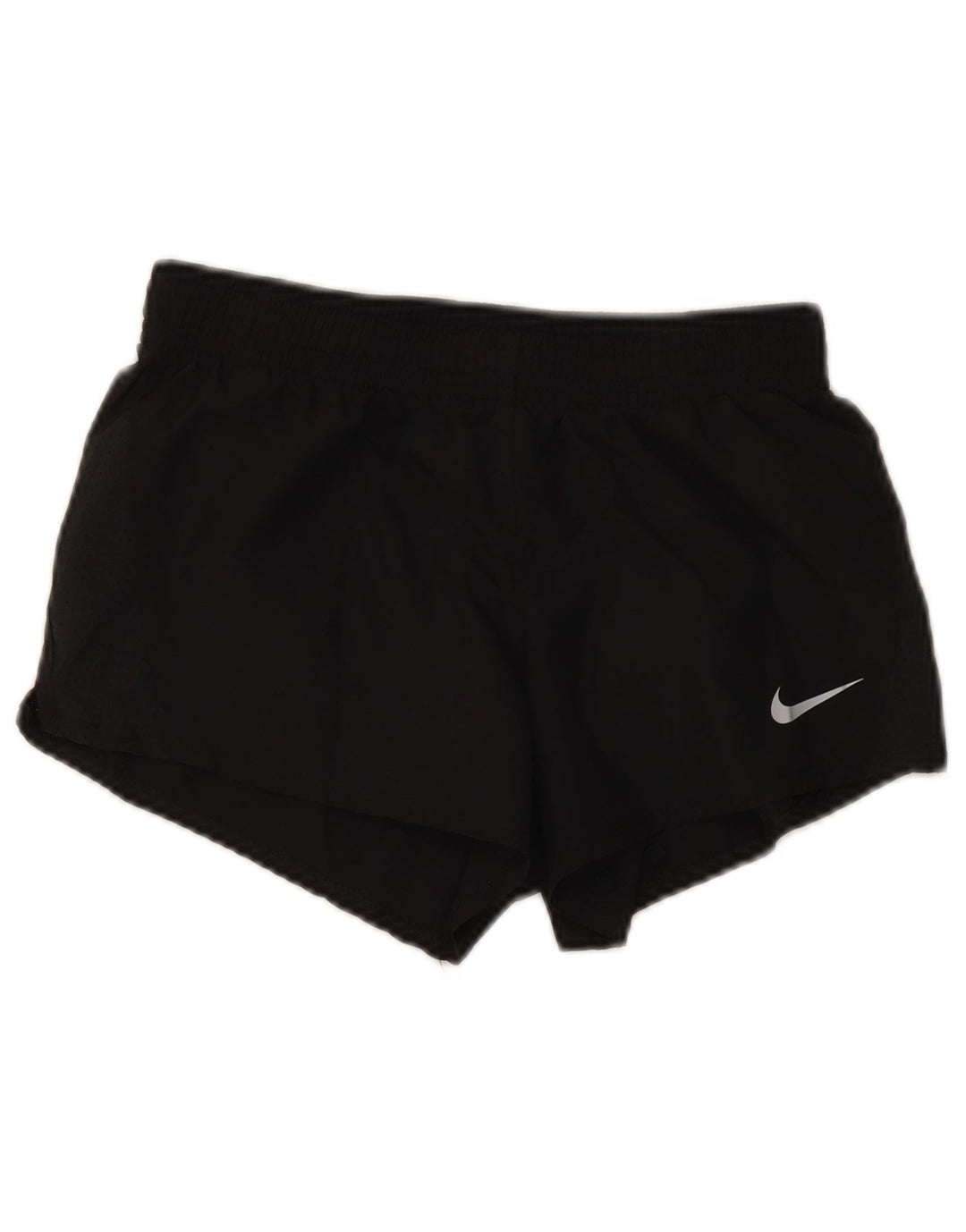 Pantaloncini sportivi Nike da donna Dri Fit UK 8 piccoli poliestere nero