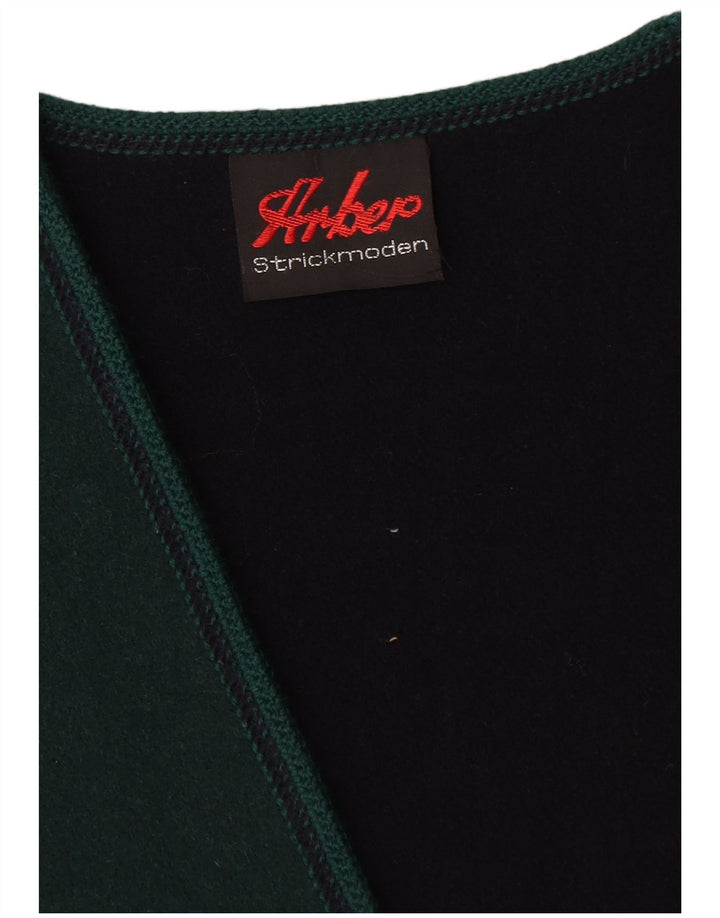 Gilet da donna Arber Strickmoden UK 18 XL lana verde