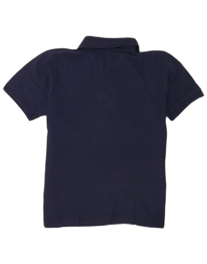 Polo Kappa da donna UK 12 medio blu navy in cotone