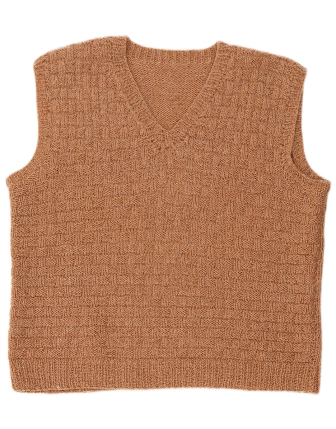 Canottiera vintage da uomo marrone medio
