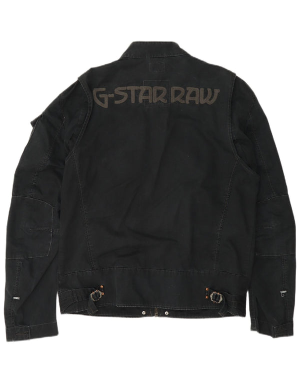 Giacca utility grafica da uomo G-Star UK 42 XL Cotone blu navy