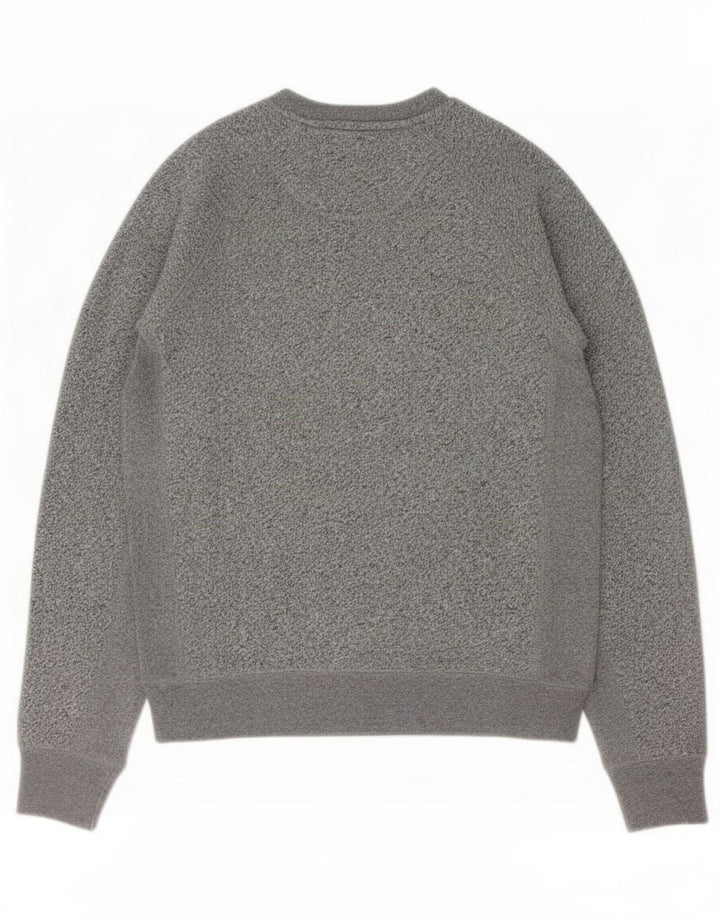 Felpa grafica da uomo Jack Wills Maglione piccolo cotone chiazzato grigio