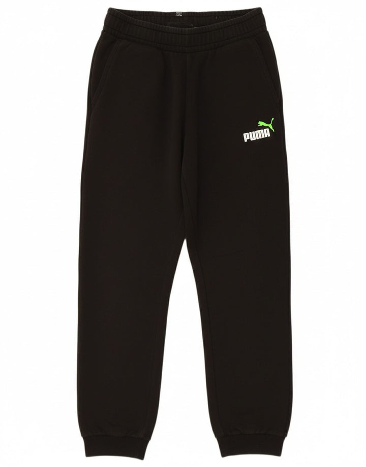PUMA Boys Tracksuit Trousers Joggers 13-14 Years  Black