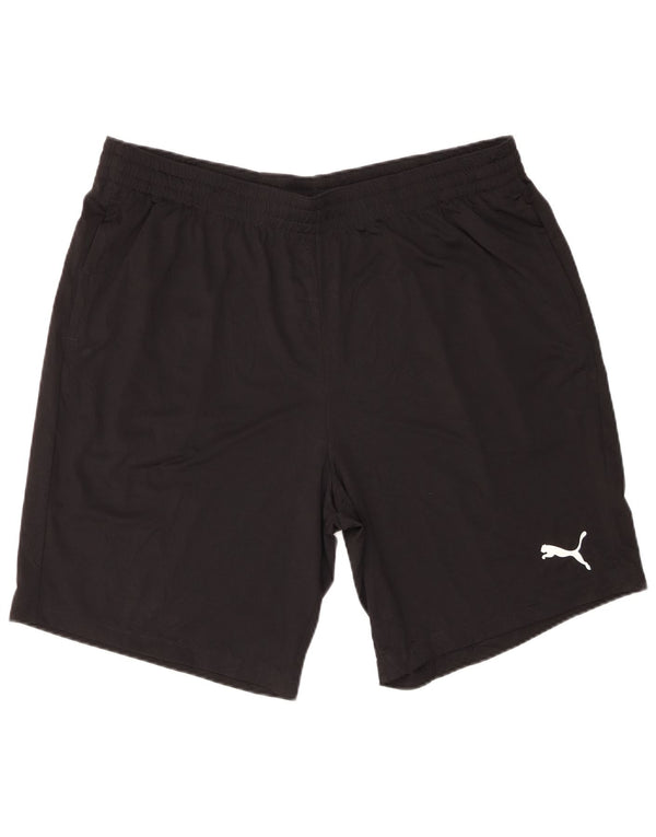 Pantaloncini sportivi da uomo Puma 2XL poliestere nero