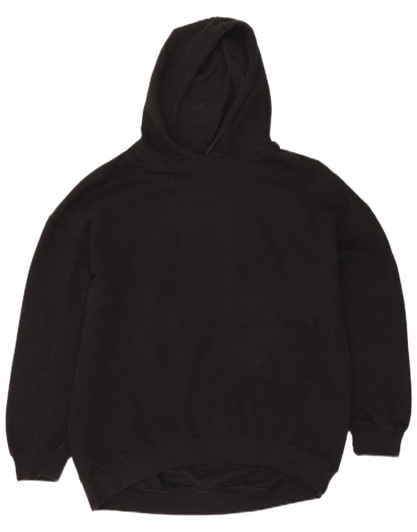 Maglione oversize con cappuccio da donna Zara UK 10 piccolo poliestere nero
