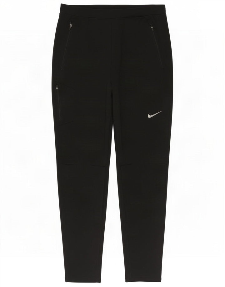 Nike Mens Tracksuit Trousers Medium Black Polyester Sports