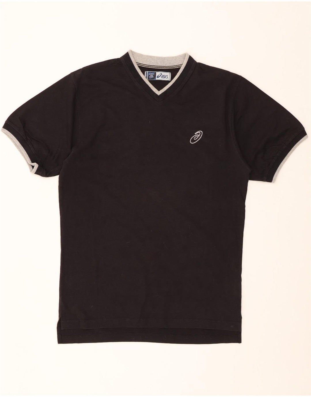 T-shirt ASICS da uomo grande in cotone nero