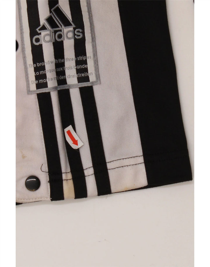 ADIDAS Mens Graphic Tracksuit Trousers XS Black Colourblock Polyester