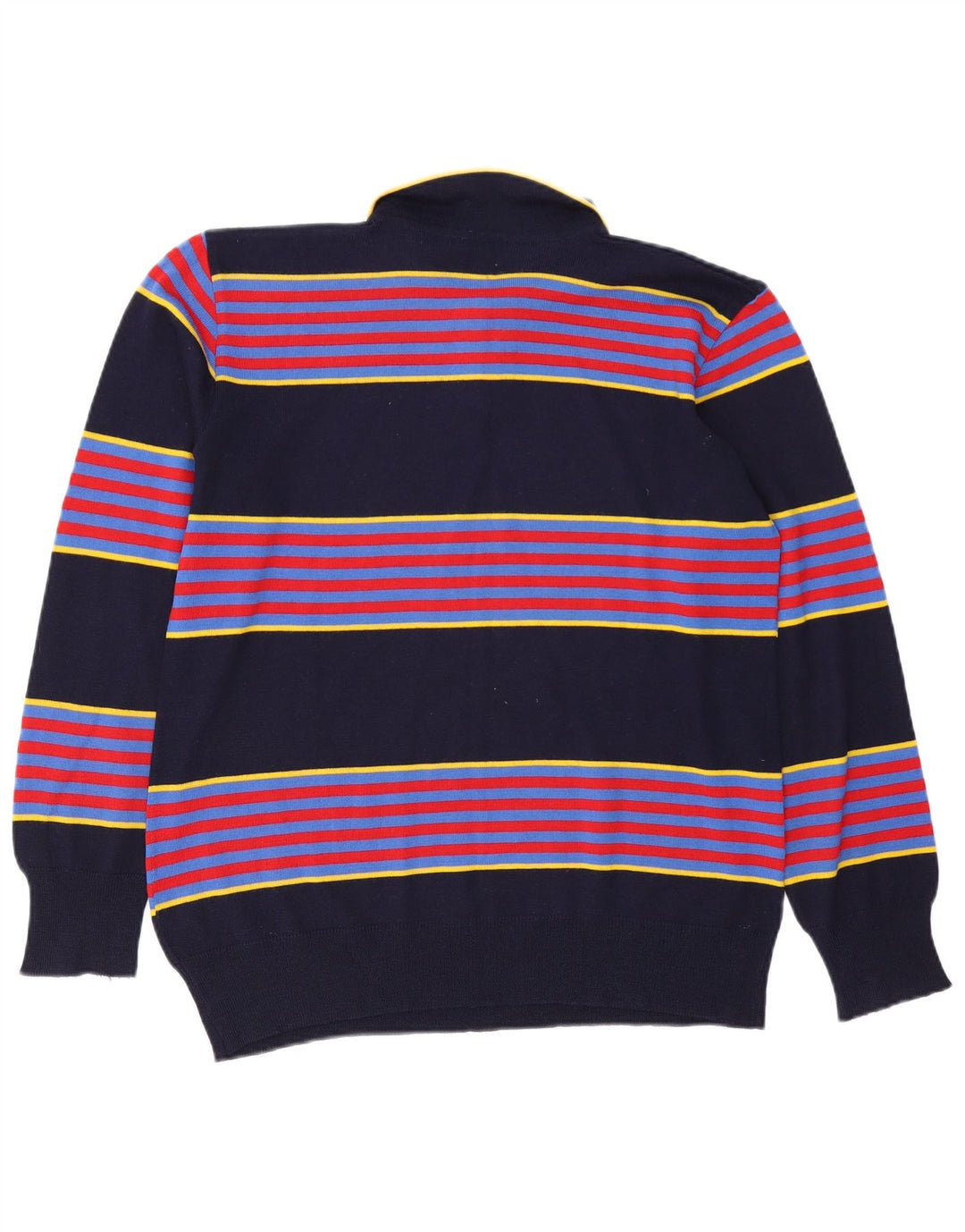 Maglione da uomo con collo alto Lemon & Soda Lana media a righe blu navy