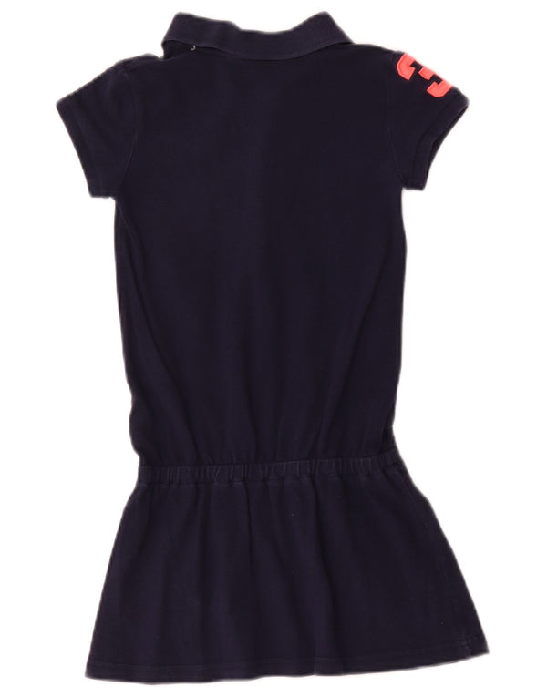 Polo Ralph Lauren Vestito per ragazze con grafica a vita bassa 6-7 anni Piccolo blu navy