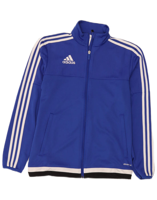 Giacca da tuta da uomo Adidas Climacool XS blu in poliestere color block