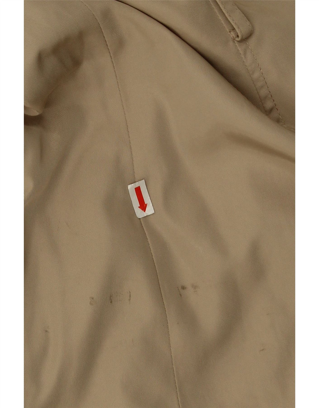 Trench aperto da donna Zara UK 14 Poliestere beige medio