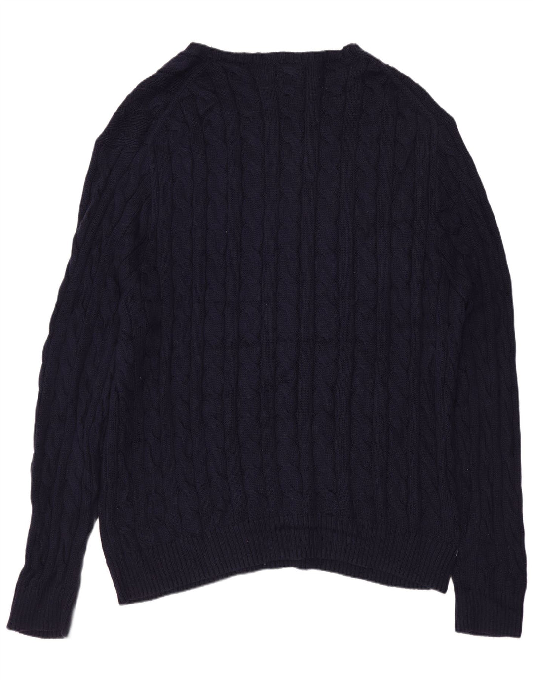 POLO RALPH LAUREN Maglione da uomo con scollo a barca 2XL cotone blu navy