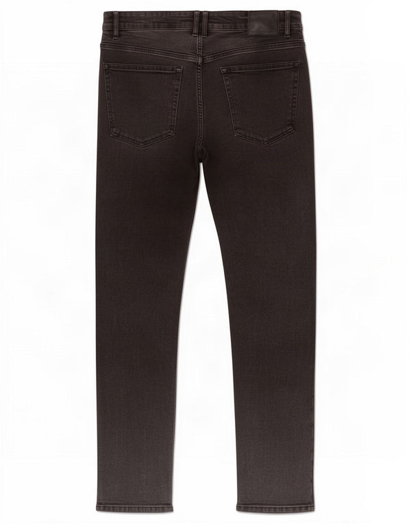 Jeans slim da uomo Zara EU 44 Large W34 L31 Nero